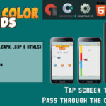 Flappy color birds - HTML5 Game - Web & Mobile + AdMob (CAPX, C3p and HTML5)