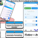 Flutter Application for Converting Business Cards to Contacts