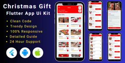 Flutter eCommerce UI Kit - Flutter Christmas Store App - Christmas Gift Shop