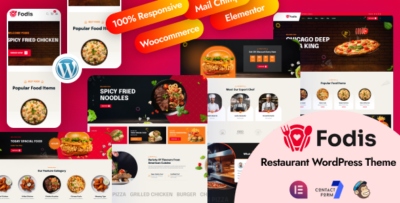 Fodis - Restaurant & Cafe WordPress Theme