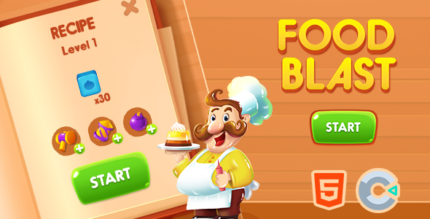 Food Blast - Html5 (Construct3)