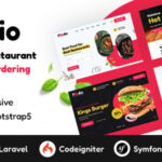 Foodio - Fast Food & Restaurant PHP, Laravel, codeigniter, symfony and cake PHP Template