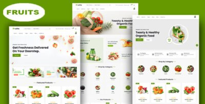 Fruits - Grocery Store and Food eCommerce HTML5 Template