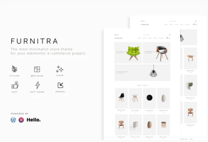 Furnitra - Modern eCommerce Elementor Template Kit