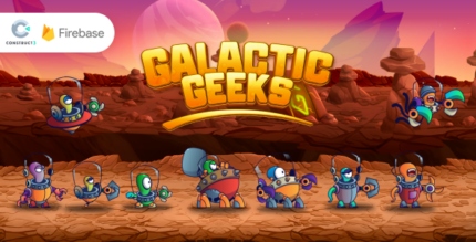 Galactic Geeks - HTML5 Quiz Game (Construct 3) + Firebase Leaderboard (No plugin)