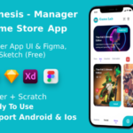 Game Store App ANDROID + IOS + FIGMA + XD + Sketch UI Kit Flutter Genesis