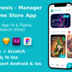 Game Store App ANDROID + IOS + FIGMA + XD + Sketch UI Kit Ionic Genesis