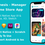 Game Store App ANDROID + IOS + FIGMA + XD + Sketch UI Kit React Native Genesis