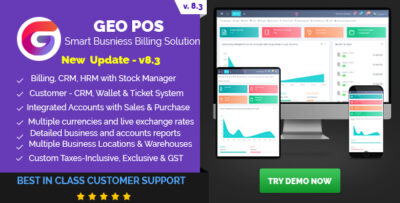 Geo POS - Point of Sale, Billing and Stock Manager Application