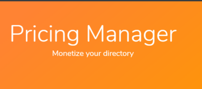 GeoDirectory Pricing Manager