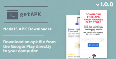 GetAPK - NodeJS APK Downloader