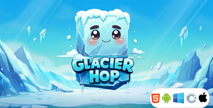 Glacier Hop - Construct 3 Game (HTML5, AdMob, C3P)