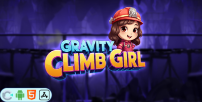 Gravity Climb Girl - HTML5 Construct3 Game