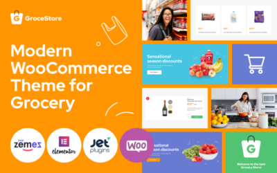 GroceStore - Bright And Attractive Grocery eCommerce Website WooCommerce