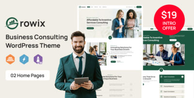 Growix - Business Consulting WordPress Theme