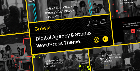 Gröwla - Digital Agency & Studio WordPress Theme Gröwla - Digital Agency & Studio WordPress Theme