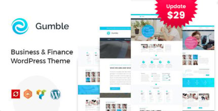 Gumble - Business and Finance WordPress Theme