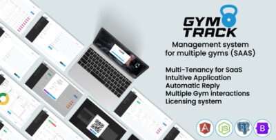 GymTrack 2.0 Management System for Multiple Gyms (SAAS)