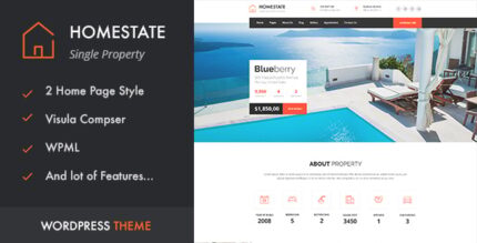 HOME STATE - Single Property WordPress Theme