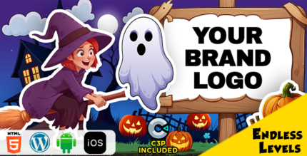 Halloween Witch HTML5 Construct 3 Game