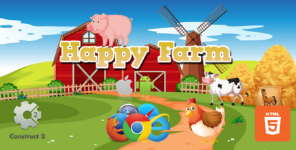 Happy Farm HTML5 game (.Capx)