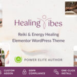 Healing Vibes - Reiki Healing & Meditation Coaching WordPress Theme