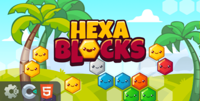 Hexa Blocks - HTML5 Puzzle Game (Construct 23)