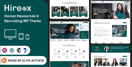 Hireox - Human Resources & Recruiting WordPress Theme