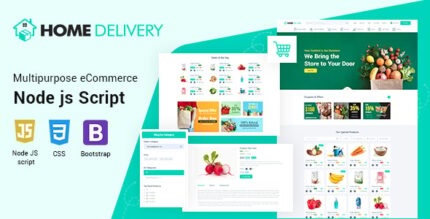 Home Delivery Ecommerce CMS Node JS Script