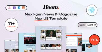 Hoom - News & Magazine NextJS Template