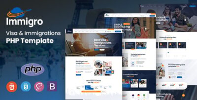 Immigro - Visa & Immigration PHP Template