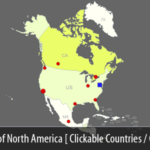 Interactive Map of North America