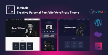 Intrinsic - Creative Personal Portfolio WordPress Themes