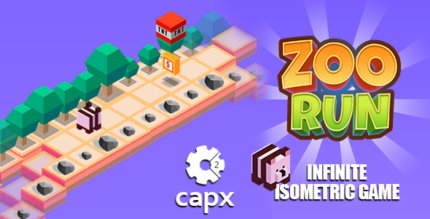 Isometric Zoo Run Game - HTML5 & CAPX