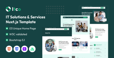 Itco - IT Solutions & Services Nuxtjs Template