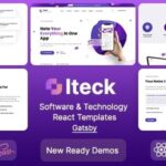 Iteck - Gatsby Software & Technology Template