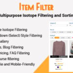 Item Filter - Multipurpose Isotope Filtering and Sorting