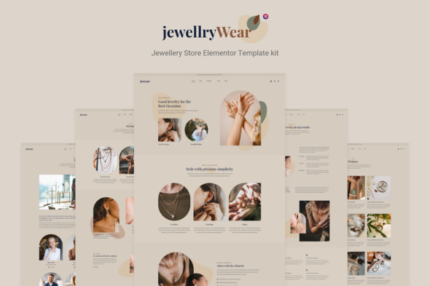 JewellryWear - Jewellery Store Elementor Template kit