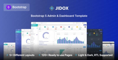 Jidox - Material Design Bootstrap UI Template