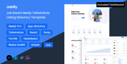 Jobify Job Board Nextjs Tailwindcss Listing Directory Template