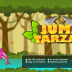 Jump Tarzan Game Arcade Platformer Game (HTML5 & Android) Construct 3