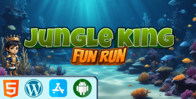 Jungle King Fun Run - HTML5 Construct3 Game