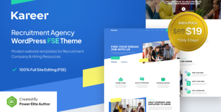 Kareer – Human Resource & Recruitment Agency FSE WordPress Theme