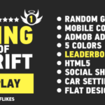 King Of Drift - HTML5 game, mobile, ADS possible, leaderboard, construct 3