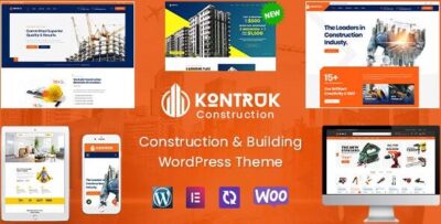 KonTruk - Construction & Building Elementor WordPress Theme