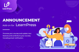 LearnPress – Announcements Add-on