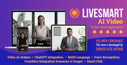 LiveSmart AI Video - Smart Video Avatars with ChatGPT Node.js