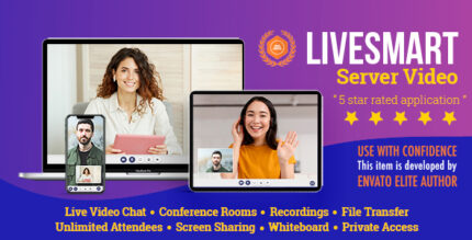 LiveSmart Server Video - Online Conference and Streaming, Live AI