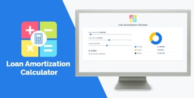 Loan Amortization Calculator React Component Script