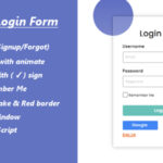 Login Sign Up Form